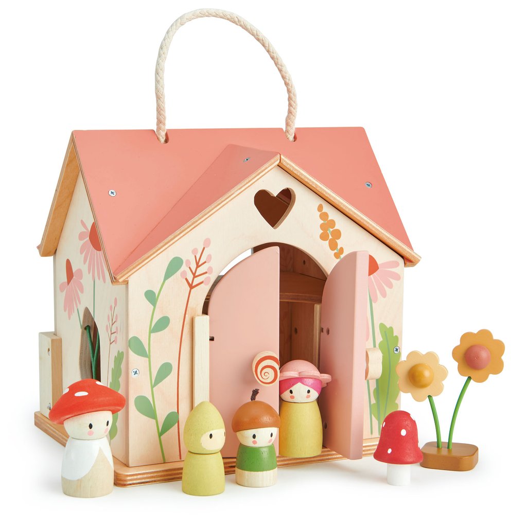 Tenderleaf Toys Wooden Rosewood Cottage