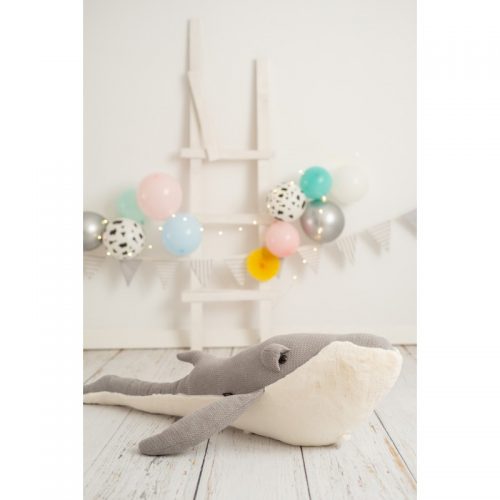 Whale Gray Maxi Soft Toy