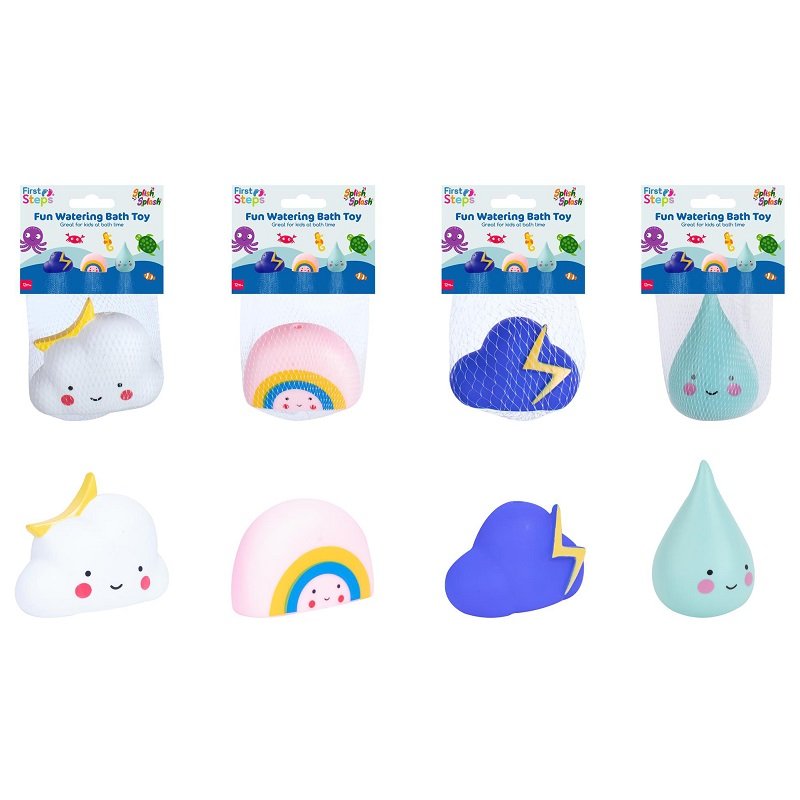 Rain, Cloud and Rainbow bath toy 1 supplied