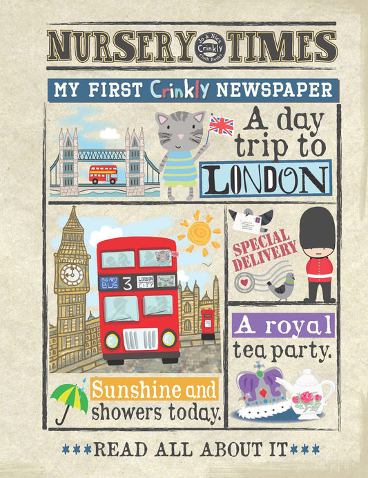 Nursery Times Crinkly Newspaper - A Day Trip To London