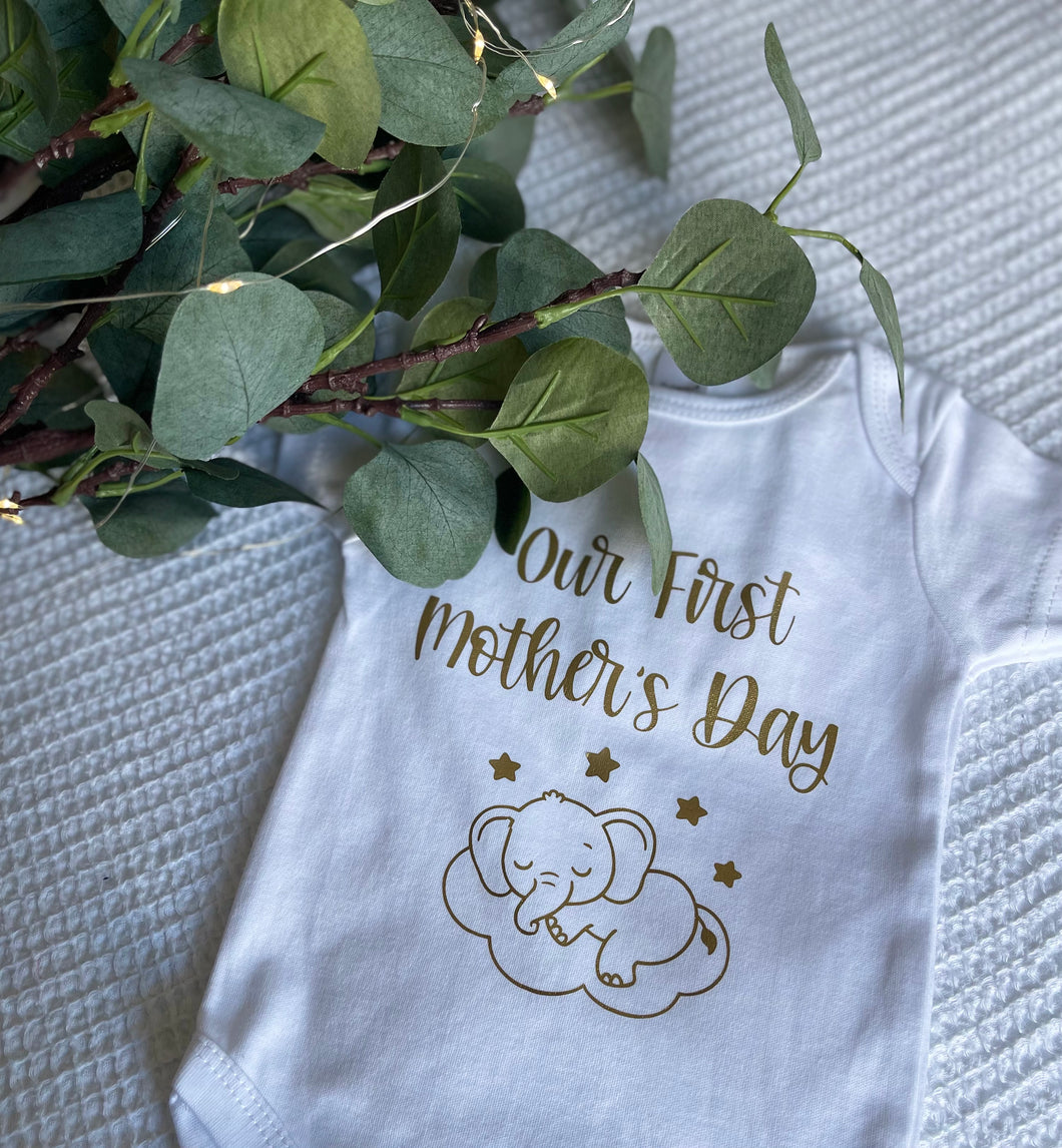 Mothers Day Personalised Baby Vest