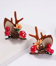 Load image into Gallery viewer, Design vary Reindeer Ears Cute Hair Clips
