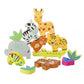 Wooden Stacking Jungle Animals By Orange Tree Toys