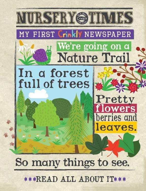 Nursery Times Crinkly Newspaper - Nature Trail