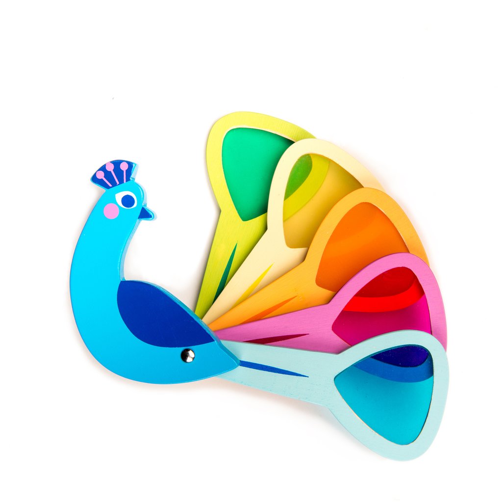 Peacock Colours by Tenderleaf Toys