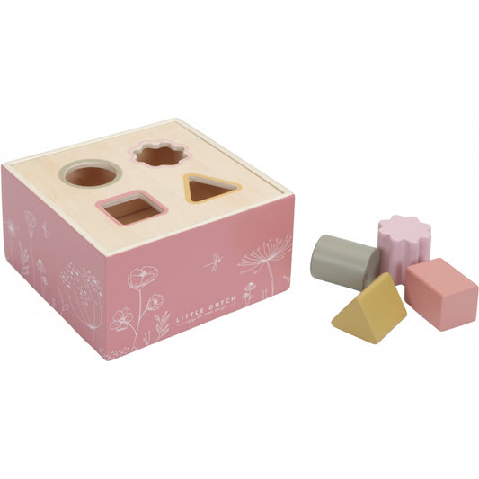 Little Dutch Pink Shape Sorter Wild Flowers