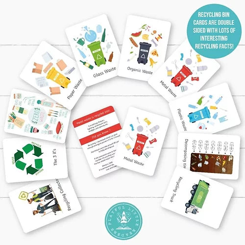 Recycling Activity Cards by Playful Little Readers