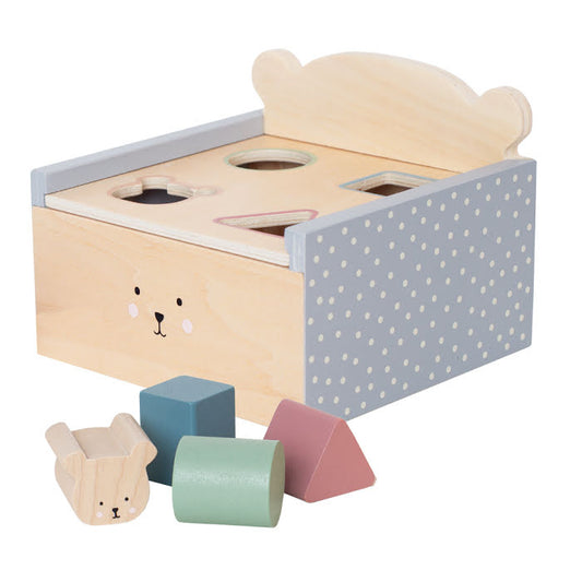 Jabadabado Wooden Teddy Shape Sorter