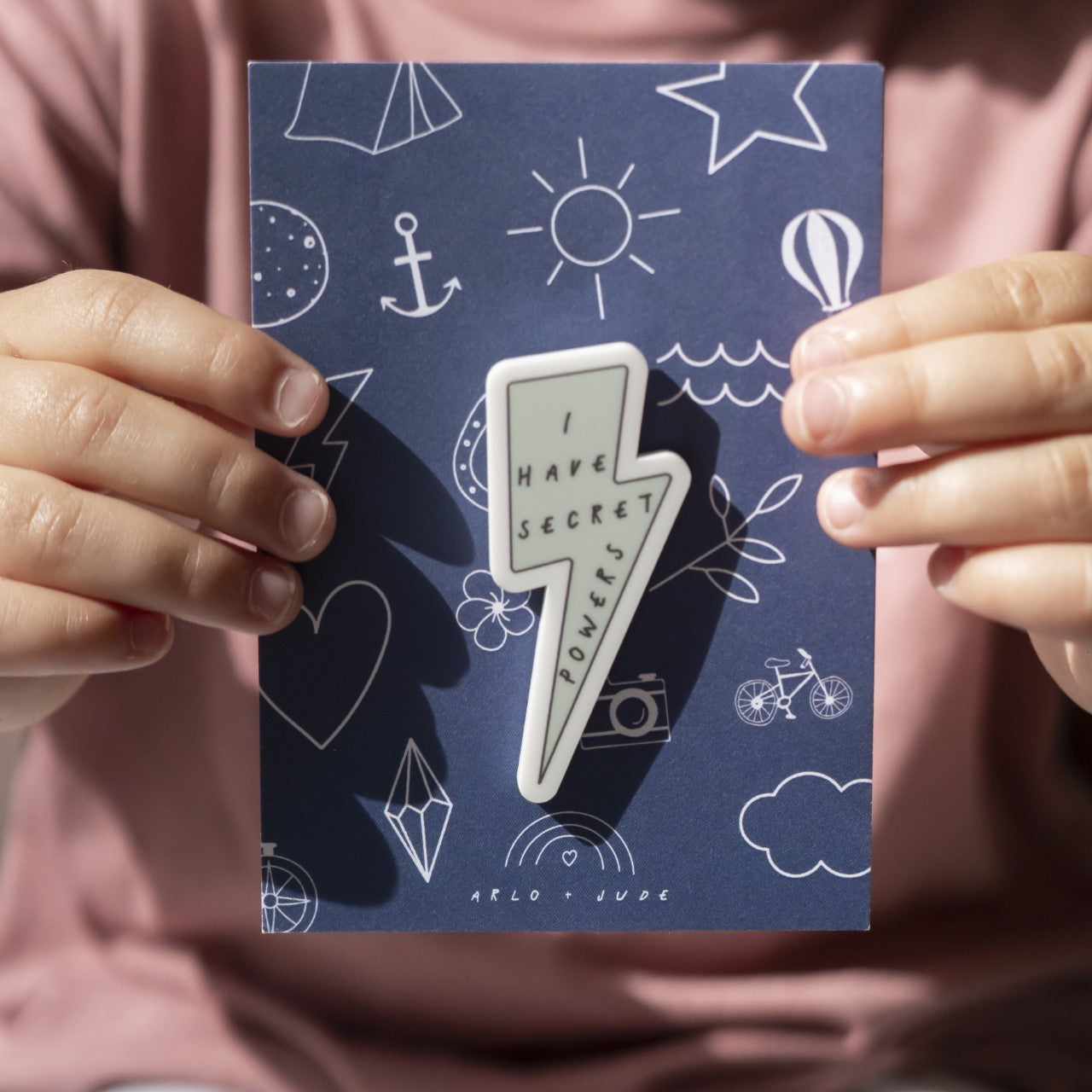 I have secret powers badge by Arlo & Jude