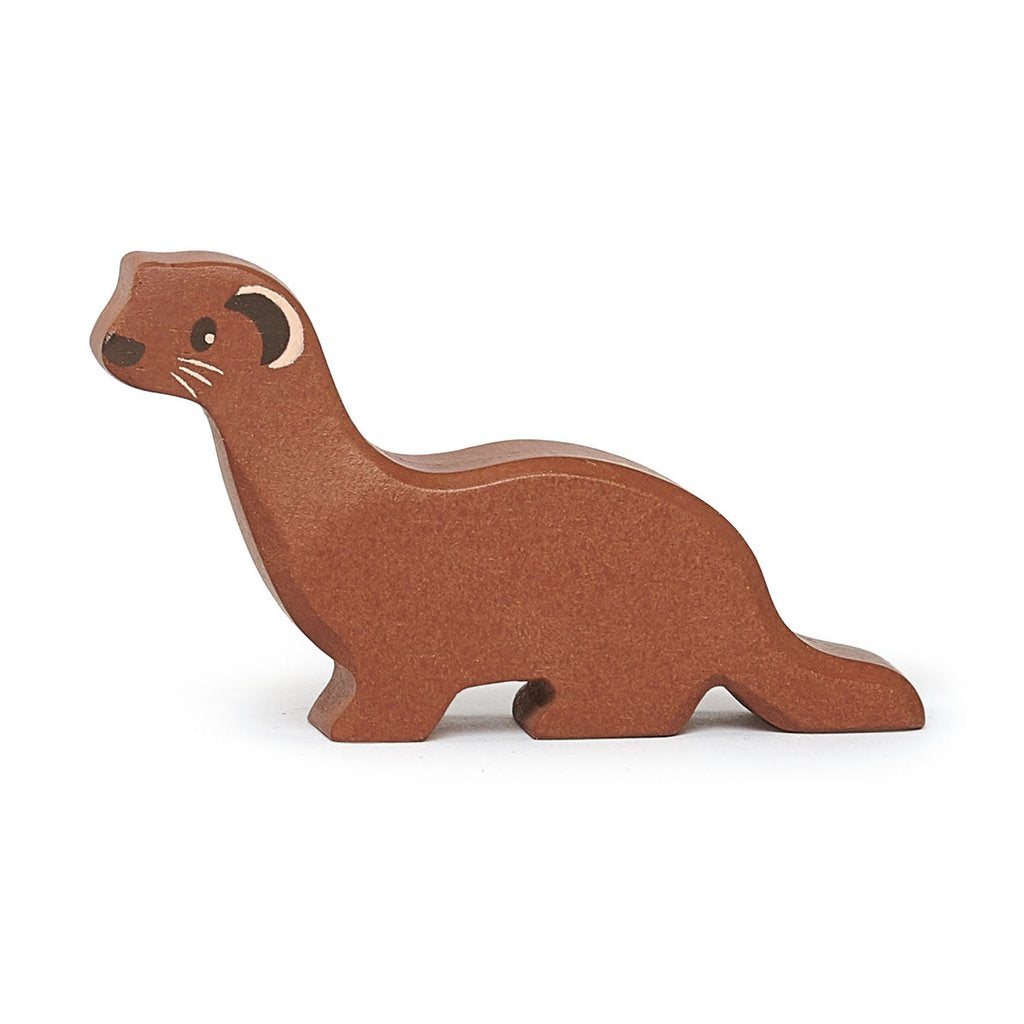 Wooden Woodland Animal - Weasel