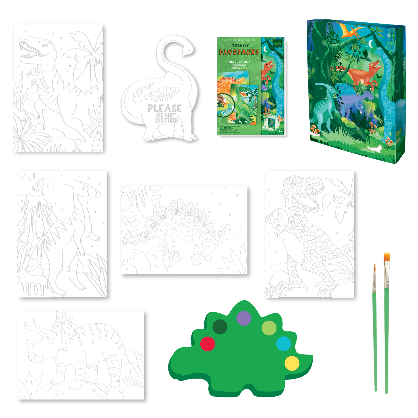 Totally Dinosaurs Watercolours Craft Set