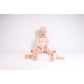 Wooden Animals, Elephant, Hippo, Giraffe and Crocodile